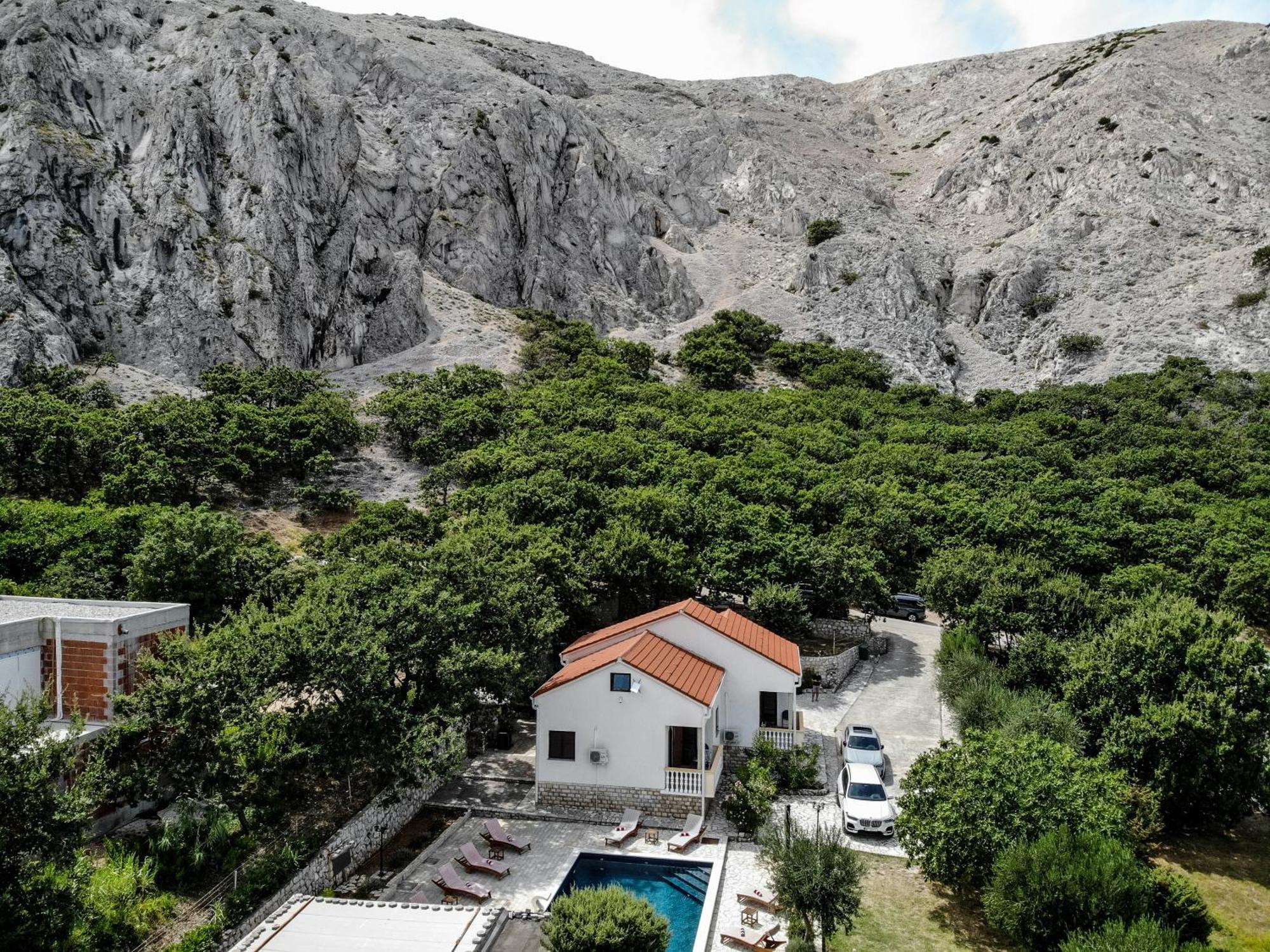 Villa Pag Dubrava Relax With Pool Bosana Exterior foto